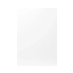 GoodHome Balsamita Matt White Slab Tall Appliance Cabinet Door (W)600mm (H)867mm (T)16mm