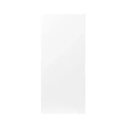GoodHome Balsamita Matt White Slab Tall Cabinet Door (W)400mm (H)895mm (T)16mm