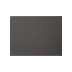 GoodHome Garcinia Gloss Anthracite Integrated Handle Appliance Cabinet Door (W)600mm (H)453mm (T)19mm