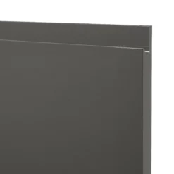 GoodHome Garcinia Gloss Anthracite Integrated Handle Appliance Cabinet Door (W)600mm (H)453mm (T)19mm -Trade Point Store goodhome garcinia gloss anthracite integrated handle appliance cabinet door w 600mm h 453mm t 19mm3663602652281 36c bq