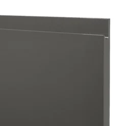GoodHome Garcinia Gloss Anthracite Integrated Handle Drawerline Cabinet Door, (W)500mm (H)715mm (T)19mm -Trade Point Store goodhome garcinia gloss anthracite integrated handle drawerline cabinet door w 500mm h 715mm t 19mm3663602651994 36c bq