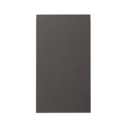 GoodHome Garcinia Gloss Anthracite Integrated Handle Tall Wall Cabinet Door (W)500mm (H)895mm (T)19mm