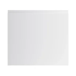 GoodHome Garcinia Gloss Light Grey Integrated Handle Appliance Cabinet Door (W)600mm (H)543mm (T)19mm