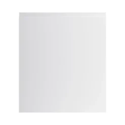 GoodHome Garcinia Gloss Light Grey Integrated Handle Appliance Cabinet Door (W)600mm (H)687mm (T)19mm