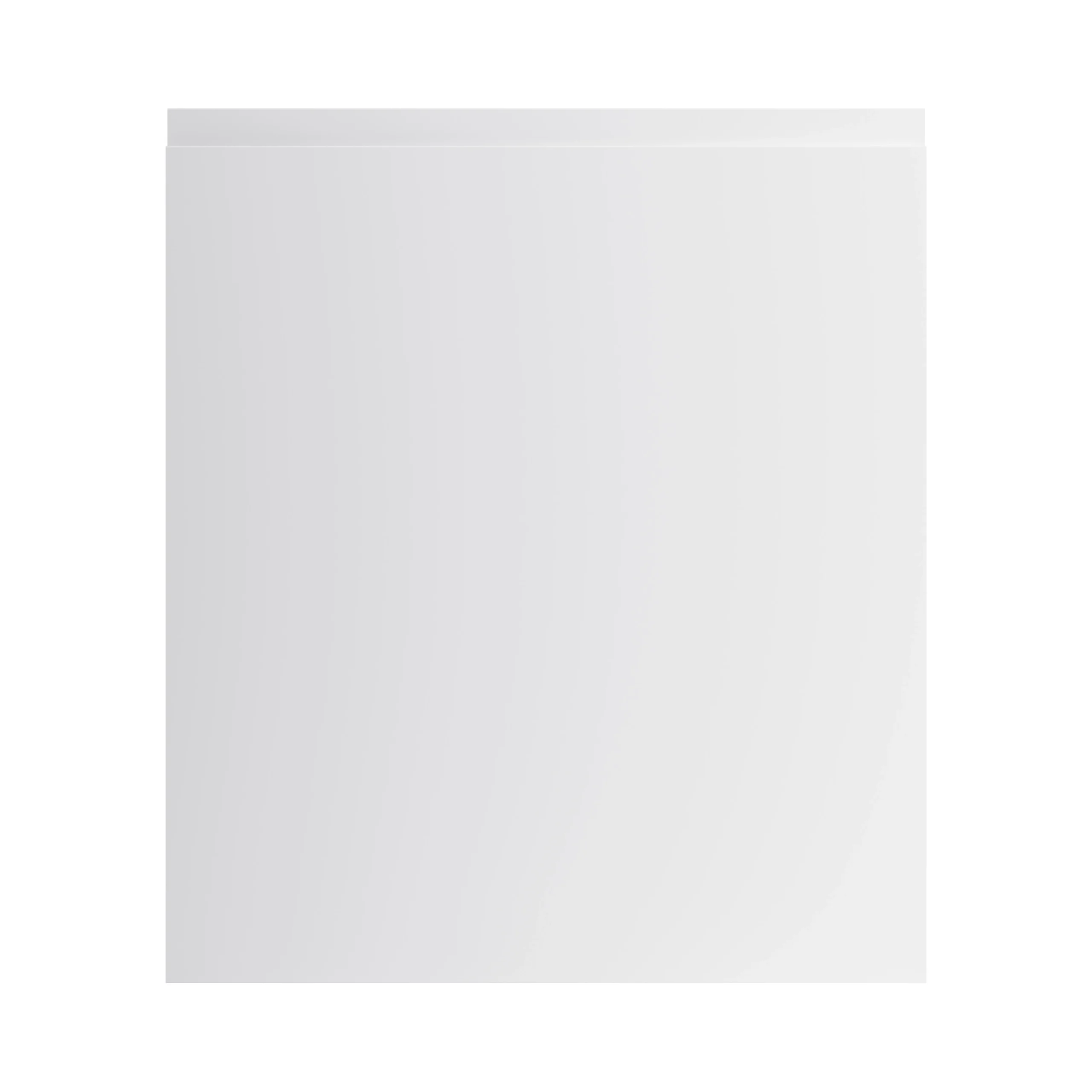 GoodHome Garcinia Gloss Light Grey Integrated Handle Appliance Cabinet Door (W)600mm (H)687mm (T)19mm 1 GoodHome Garcinia Gloss Light Grey Integrated Handle Appliance Cabinet Door (W)600mm (H)687mm (T)19mm