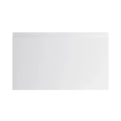 GoodHome Garcinia Gloss Light Grey Integrated Handle Drawer Front, Bridging Door & Bi Fold Door, (W)600mm (H)356mm (T)19mm