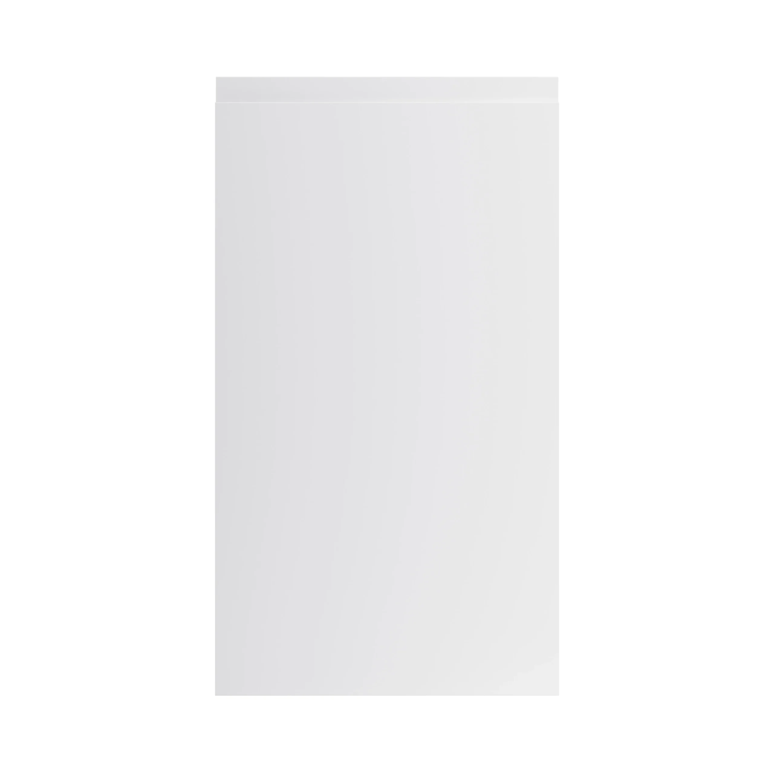 GoodHome Garcinia Gloss Light Grey Integrated Handle Highline Cabinet Door (W)400mm (H)715mm (T)19mm 1 GoodHome Garcinia Gloss Light Grey Integrated Handle Highline Cabinet Door (W)400mm (H)715mm (T)19mm