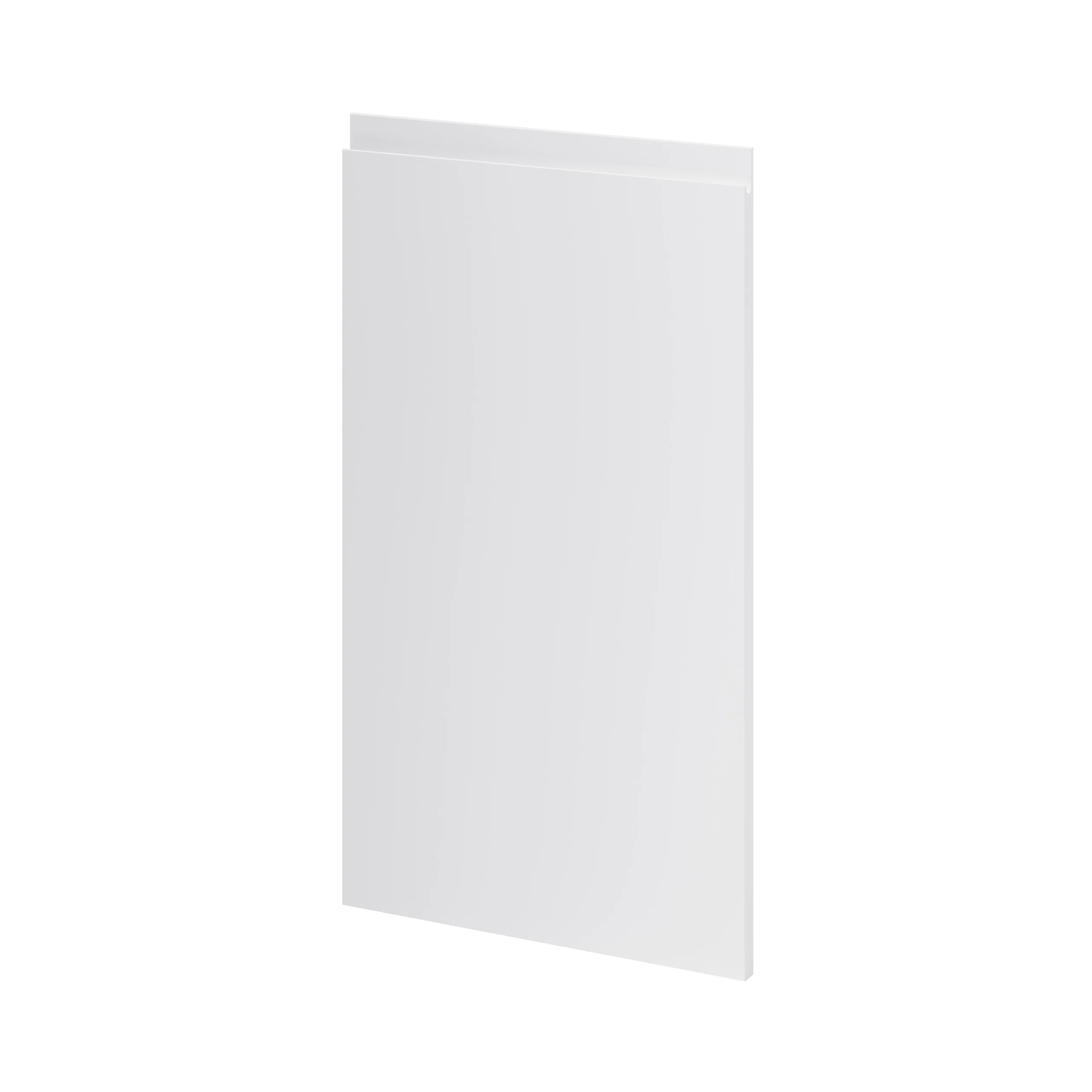 GoodHome Garcinia Gloss Light Grey Integrated Handle Highline Cabinet Door (W)400mm (H)715mm (T)19mm 2 GoodHome Garcinia Gloss Light Grey Integrated Handle Highline Cabinet Door (W)400mm (H)715mm (T)19mm - Image 2