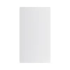 GoodHome Garcinia Gloss Light Grey Integrated Handle Highline Cabinet Door (W)450mm (H)715mm (T)19mm
