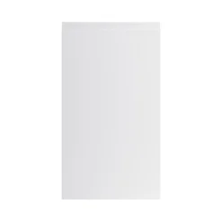 GoodHome Garcinia Gloss Light Grey Integrated Handle Highline Cabinet Door (W)450mm (H)715mm (T)19mm