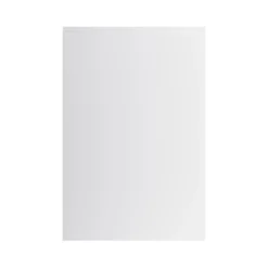 GoodHome Garcinia Gloss Light Grey Integrated Handle Tall Wall Cabinet Door (W)600mm (H)895mm (T)19mm