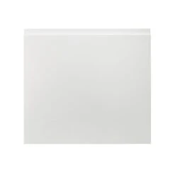 GoodHome Garcinia Gloss White Integrated Handle Appliance Cabinet Door (W)600mm (H)543mm (T)19mm