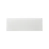 GoodHome Garcinia Gloss White Integrated Handle Drawer Front, Bridging Door & Bi Fold Door, (W)1000mm (H)356mm (T)19mm