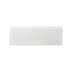 GoodHome Garcinia Gloss White Integrated Handle Drawer Front, Bridging Door & Bi Fold Door, (W)1000mm (H)356mm (T)19mm
