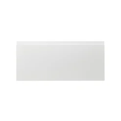 GoodHome Garcinia Gloss White Integrated Handle Drawer Front, Bridging Door & Bi Fold Door, (W)800mm (H)356mm (T)19mm