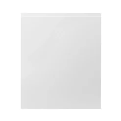 GoodHome Garcinia Gloss White Integrated Handle Highline Cabinet Door (W)600mm (H)715mm (T)19mm