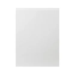 GoodHome Garcinia Gloss White Integrated Handle Tall Appliance Cabinet Door (W)600mm (H)806mm (T)19mm