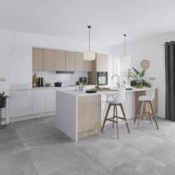 GoodHome Garcinia Gloss White Integrated Handle Tall Larder Cabinet Door (W)600mm (H)1467mm (T)19mm -Trade Point Store goodhome garcinia gloss white integrated handle tall larder cabinet door w 600mm h 1467mm t 19mm3663602651239 21i