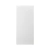 GoodHome Garcinia Gloss White Integrated Handle Tall Wall Cabinet Door (W)400mm (H)895mm (T)19mm