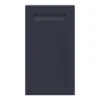 GoodHome Garcinia Matt Navy Blue Integrated Handle Shaker Highline Cabinet Door (W)400mm (H)715mm (T)20mm
