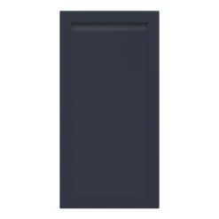 GoodHome Garcinia Matt Navy Blue Integrated Handle Shaker Larder/Fridge Cabinet Door (W)600mm (H)1181mm (T)20mm
