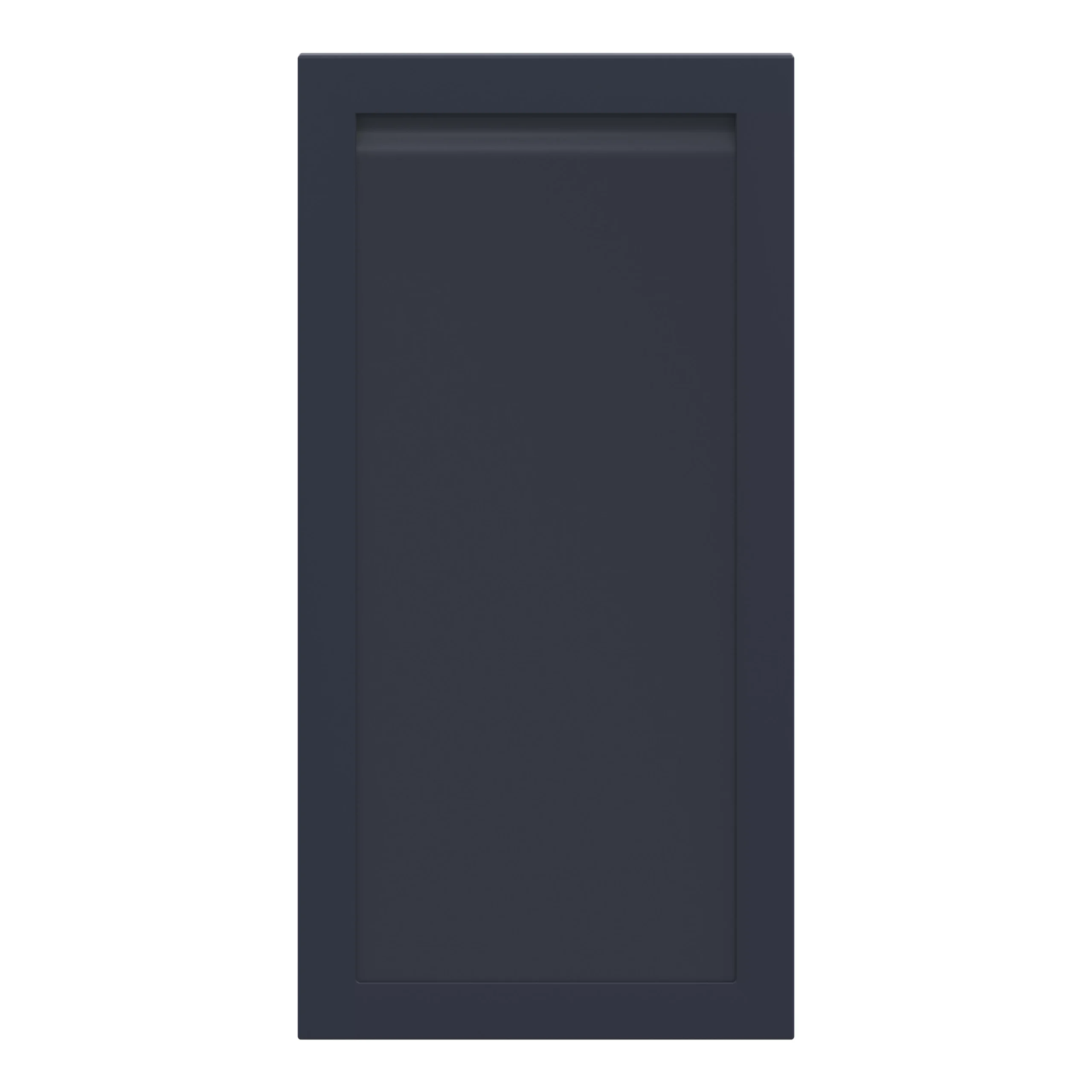 GoodHome Garcinia Matt Navy Blue Integrated Handle Shaker Larder/Fridge Cabinet Door (W)600mm (H)1181mm (T)20mm 1 GoodHome Garcinia Matt Navy Blue Integrated Handle Shaker Larder/Fridge Cabinet Door (W)600mm (H)1181mm (T)20mm