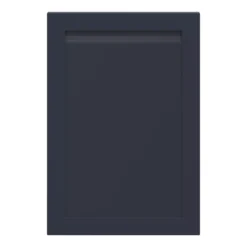 GoodHome Garcinia Matt Navy Blue Integrated Handle Shaker Tall Appliance Cabinet Door (W)600mm (H)867mm (T)20mm