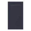 GoodHome Garcinia Matt Navy Blue Integrated Handle Shaker Tall Wall Cabinet Door (W)500mm (H)895mm (T)20mm