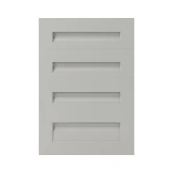 GoodHome Garcinia Matt Stone Integrated Handle Shaker Drawer Front (W)500mm, Pack Of 4