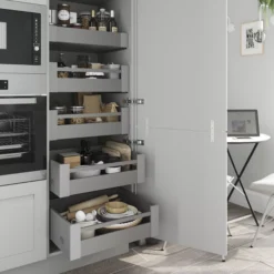 GoodHome Garcinia Matt Stone Integrated Handle Shaker Tall Appliance Cabinet Door (W)600mm (H)723mm (T)20mm 10 GoodHome Garcinia Matt Stone Integrated Handle Shaker Tall Appliance Cabinet Door (W)600mm (H)723mm (T)20mm -Trade Point Store goodhome garcinia matt stone integrated handle shaker tall appliance cabinet door w 600mm h 723mm t 20mm3663602479161 04i