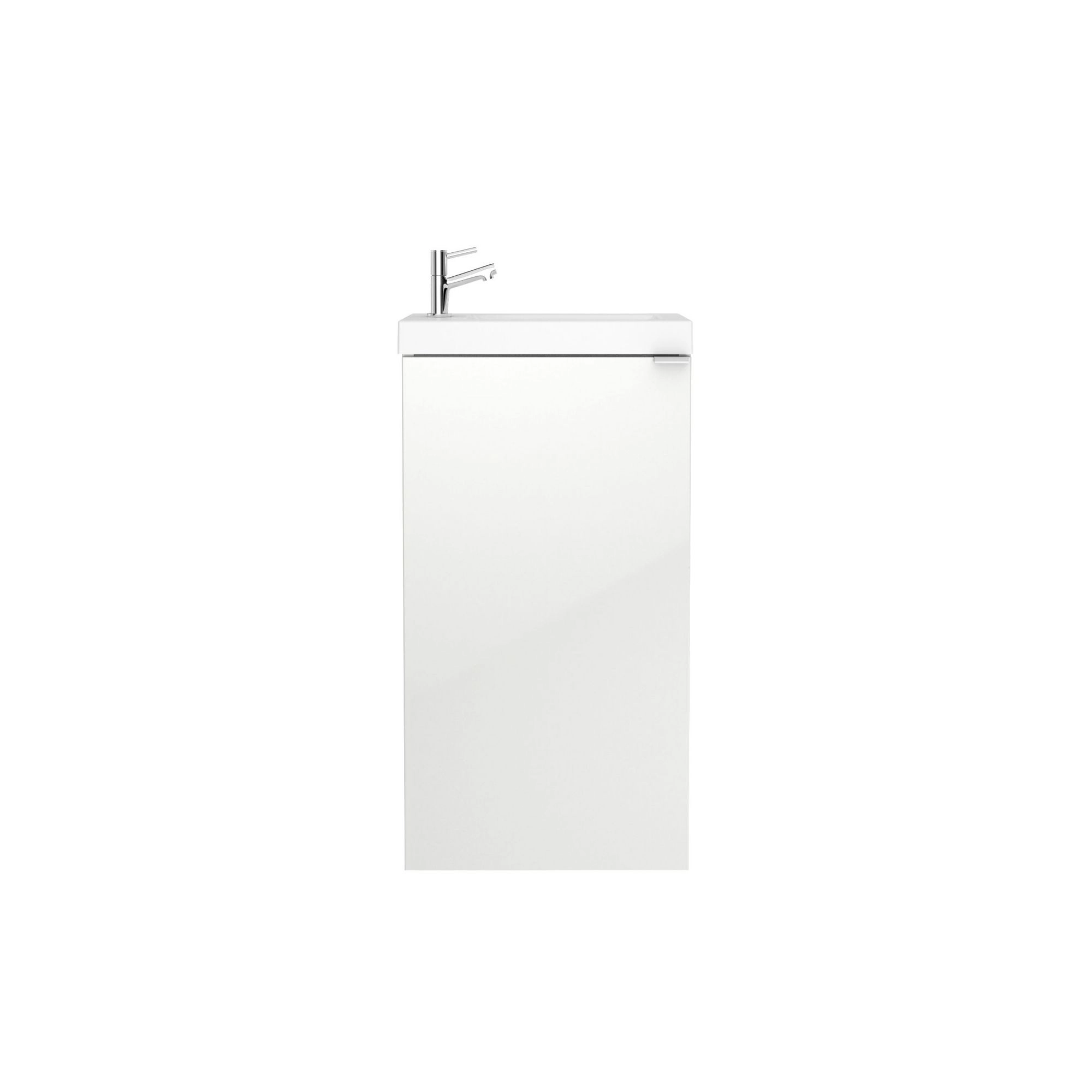 GoodHome Imandra & Beni Gloss White Freestanding Vanity Unit & Basin Set (H)790mm 4 GoodHome Imandra & Beni Gloss White Freestanding Vanity Unit & Basin Set (H)790mm - Image 4