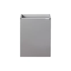 GoodHome Imandra Gloss Anthracite 1 Door Wall-mounted Bathroom Basin Cloakroom Unit (W)440mm (H)550mm -Trade Point Store goodhome imandra gloss anthracite 1 door wall mounted bathroom basin cloakroom unit w 440mm h 550mm5059340018836 02c BQ