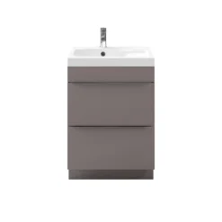 GoodHome Imandra Gloss Anthracite Bathroom Cabinet (H)82cm (W)60cm -Trade Point Store goodhome imandra gloss anthracite bathroom cabinet h 82cm w 60cm5059340018812 24c