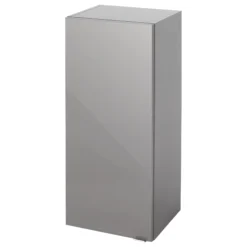 GoodHome Imandra Gloss Anthracite Wall-mounted Bathroom Cabinet (W)400mm (H)900mm -Trade Point Store goodhome imandra gloss anthracite wall mounted bathroom cabinet w 400mm h 900mm5059340018881 02c BQ