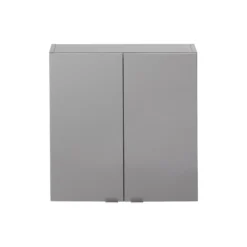 GoodHome Imandra Gloss Anthracite Wall-mounted Bathroom Cabinet (W)600mm (H)600mm -Trade Point Store goodhome imandra gloss anthracite wall mounted bathroom cabinet w 600mm h 600mm5059340018904 02c BQ