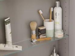 GoodHome Imandra Gloss Anthracite Wall-mounted Bathroom Cabinet (W)600mm (H)900mm -Trade Point Store goodhome imandra gloss anthracite wall mounted bathroom cabinet w 600mm h 900mm5059340018867 40i