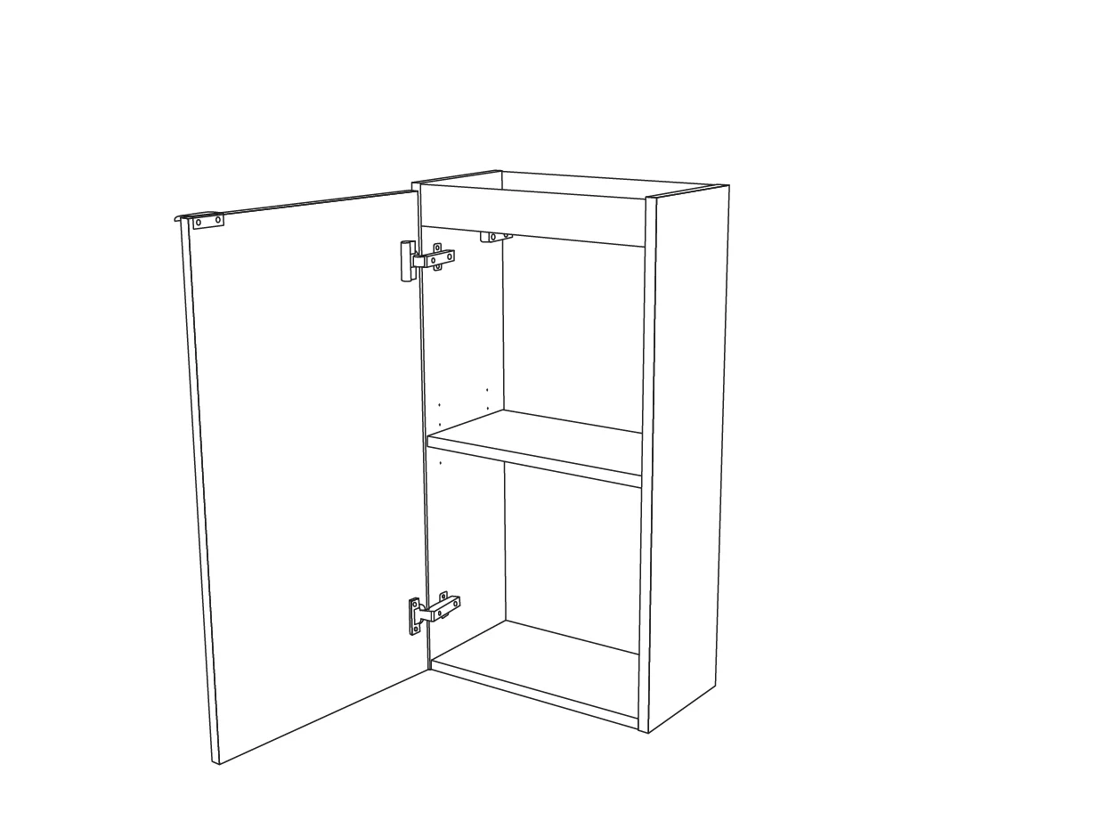 GoodHome Imandra Gloss Grey 1 Door Freestanding Bathroom Basin Cloakroom Unit (W)440mm (H)790mm 6 GoodHome Imandra Gloss Grey 1 Door Freestanding Bathroom Basin Cloakroom Unit (W)440mm (H)790mm - Image 6