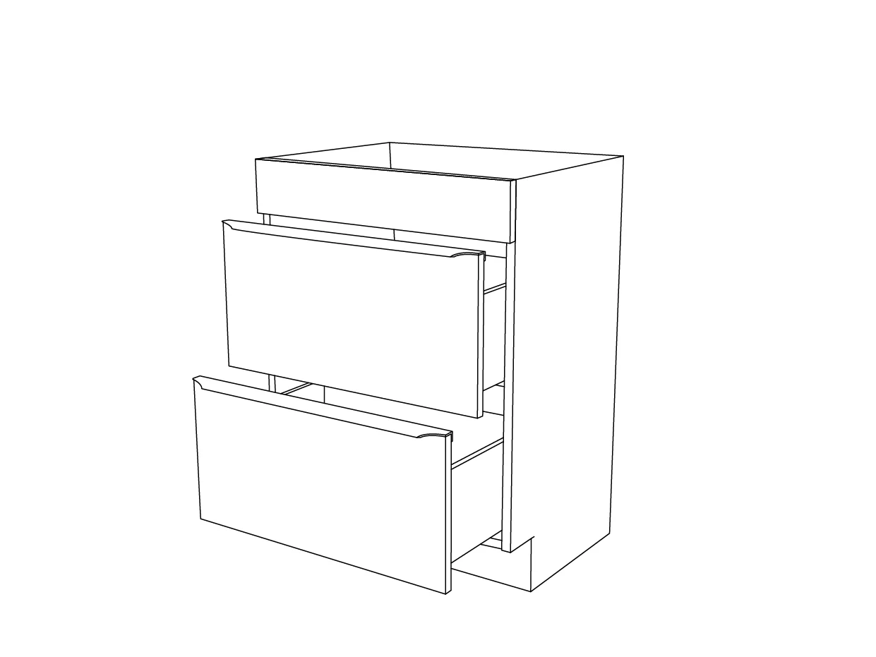 GoodHome Imandra Gloss Grey Bathroom Cabinet (H)82cm (W)60cm 9 GoodHome Imandra Gloss Grey Bathroom Cabinet (H)82cm (W)60cm - Image 9