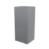 GoodHome Imandra Gloss Grey Deep Single Door Wall Cabinet (W)400mm (H)900mm