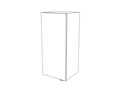 GoodHome Imandra Gloss Grey Deep Single Door Wall Cabinet (W)400mm (H)900mm -Trade Point Store goodhome imandra gloss grey deep single door wall cabinet w 400mm h 900mm3663602933441 01t