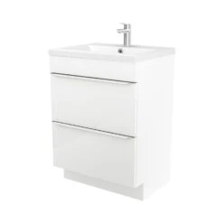 GoodHome Imandra Gloss White Cabinet (H)82cm (W)60cm -Trade Point Store goodhome imandra gloss white cabinet h 82cm w 60cm3663602932949 02bq