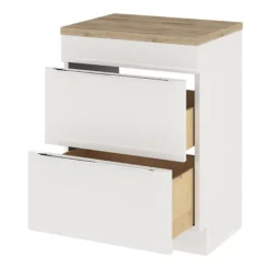 GoodHome Imandra Gloss White Cabinet (H)82cm (W)60cm -Trade Point Store goodhome imandra gloss white cabinet h 82cm w 60cm3663602932949 39c