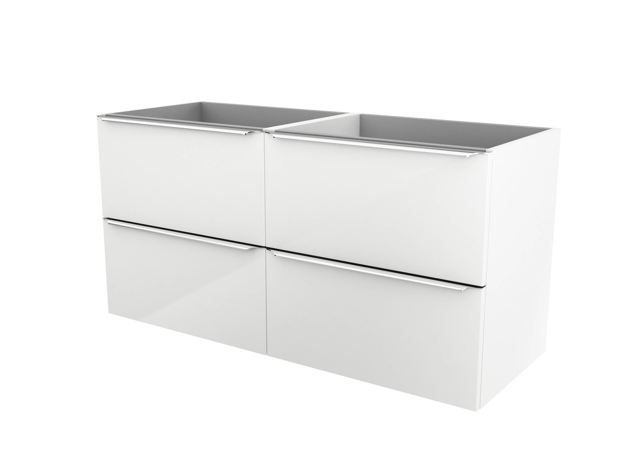 GoodHome Imandra Gloss White Vanity & Basin Cabinet (W)1200mm (H)600mm 11 GoodHome Imandra Gloss White Vanity & Basin Cabinet (W)1200mm (H)600mm - Image 11