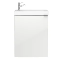 GoodHome Imandra Gloss White Vanity Unit & Basin Set (H)550mm 9 GoodHome Imandra Gloss White Vanity Unit & Basin Set (H)550mm -Trade Point Store goodhome imandra gloss white vanity unit basin set h 550mm3663602298113 02c bq