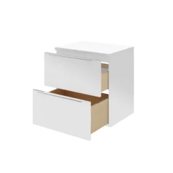 GoodHome Imandra Gloss White Wall-mounted Vanity & Basin Vanity & Basin Cabinet (W)600mm (H)600mm -Trade Point Store goodhome imandra gloss white wall mounted vanity basin vanity basin cabinet w 600mm h 600mm3663602932789 52c