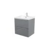 GoodHome Imandra & Lana Grey Freestanding Vanity Unit & Basin Set (W)604mm