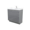GoodHome Imandra & Lana Grey Freestanding Vanity Unit & Basin Set (W)804mm