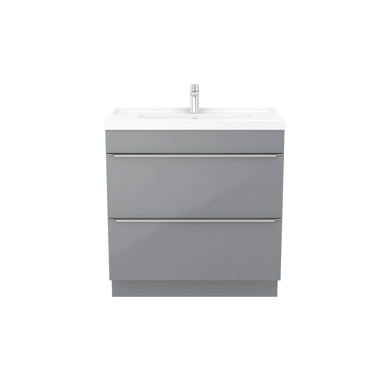 GoodHome Imandra & Lana Grey Freestanding Vanity Unit & Basin Set (W)804mm 5 GoodHome Imandra & Lana Grey Freestanding Vanity Unit & Basin Set (W)804mm - Image 5