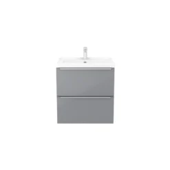 GoodHome Imandra & Lana Grey Wall-mounted Vanity Unit & Basin Set (W)604mm -Trade Point Store goodhome imandra lana grey wall mounted vanity unit basin set w 604mm3663602313175 22c bq