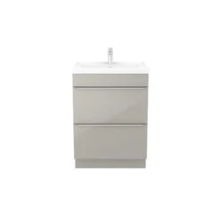 GoodHome Imandra & Lana Taupe Freestanding Vanity Unit & Basin Set (W)604mm -Trade Point Store goodhome imandra lana taupe freestanding vanity unit basin set w 604mm3663602312635 03c bq